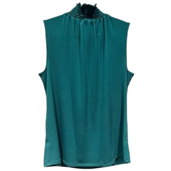 Worthington teal sleeveless top size PM - Picture 3 of 3